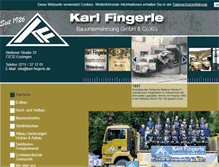 Tablet Screenshot of karl-fingerle.de